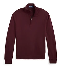 Polo Ralph Lauren Textured Double-Knit Quarter-Zip Pullover