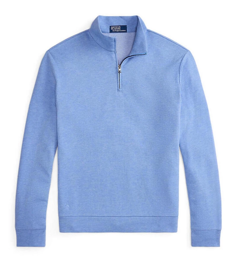 Polo Ralph Lauren Textured Double-Knit Quarter-Zip Pullover
