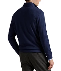 Polo Ralph Lauren Textured Double-Knit Quarter-Zip Pullover