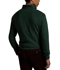 Polo Ralph Lauren Textured Double-Knit Quarter-Zip Pullover