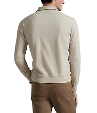 Polo Ralph Lauren Textured Jersey Long Sleeve Polo Shirt