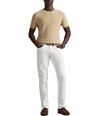 Polo Ralph Lauren Textured Linen-Blend Short Sleeve Sweater