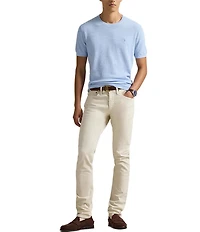 Polo Ralph Lauren Textured Linen-Blend Short Sleeve Sweater