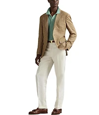 Polo Ralph Lauren Textured Linen-Blend Short Sleeve Sweater