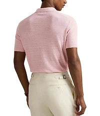 Polo Ralph Lauren Textured Linen-Blend Short Sleeve Sweater