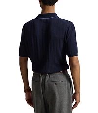 Polo Ralph Lauren Textured Short Sleeve Polo Sweater