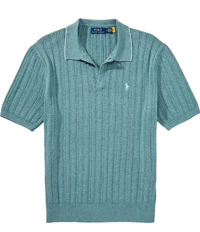 Polo Ralph Lauren Textured Short Sleeve Polo Sweater