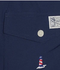 Polo Ralph Lauren Traveler Classic Fit 5.75#double; Inseam Nautical Swim Trunks