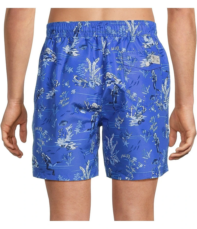 Polo Ralph Lauren Traveler Classic Printed 5.75#double; Swim Trunks