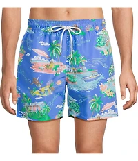 Polo Ralph Lauren Traveler Polo Bear 5.75#double; Swim Trunks