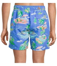 Polo Ralph Lauren Traveler Polo Bear 5.75#double; Swim Trunks