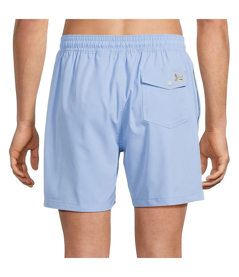 Polo Ralph Lauren Traveler Solid 5.75#double; Inseam Swim Trunks