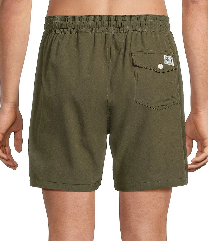 Polo Ralph Lauren Traveler Solid 5.75#double; Inseam Swim Trunks