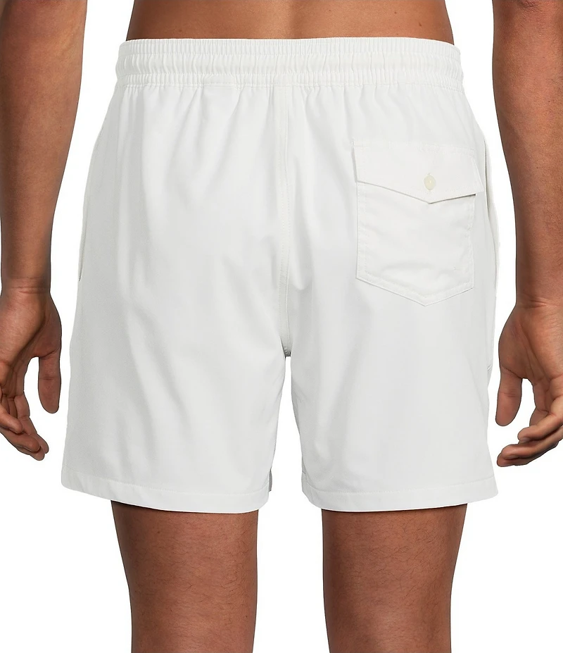 Polo Ralph Lauren Traveler Solid 5.75#double; Inseam Swim Trunks