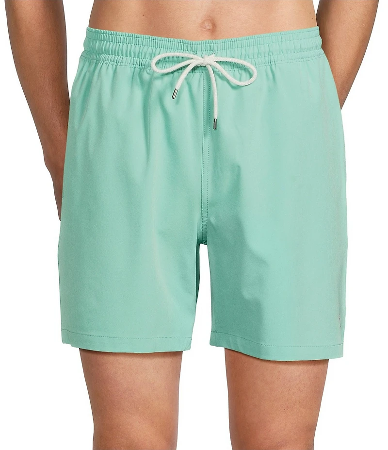 Polo Ralph Lauren Traveler Solid 5.75#double; Inseam Swim Trunks