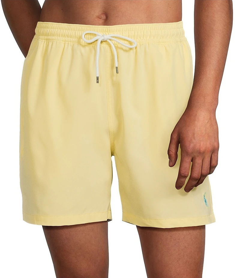 Polo Ralph Lauren Traveler Solid 5.75#double; Inseam Swim Trunks