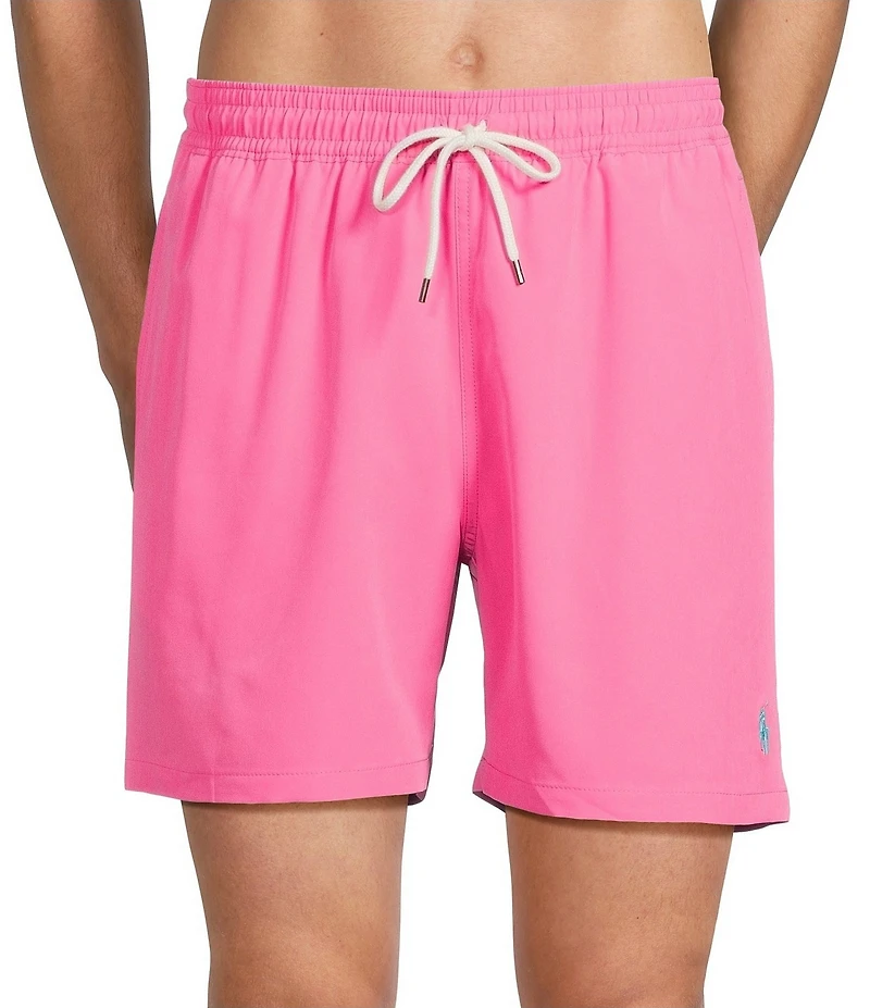 Polo Ralph Lauren Traveler Solid 5.75#double; Inseam Swim Trunks