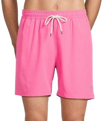 Polo Ralph Lauren Traveler Solid 5.75#double; Inseam Swim Trunks