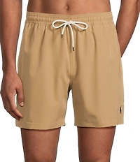 Polo Ralph Lauren Traveler Solid 5.75#double; Inseam Swim Trunks
