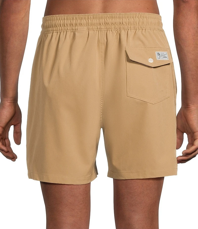 Polo Ralph Lauren Traveler Solid 5.75#double; Inseam Swim Trunks