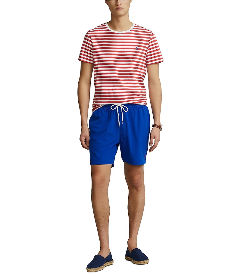 Polo Ralph Lauren Traveler Solid 5.75#double; Inseam Swim Trunks