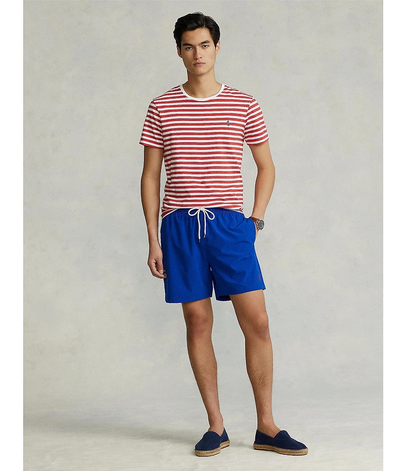 Polo Ralph Lauren Traveler Solid 5.75#double; Inseam Swim Trunks