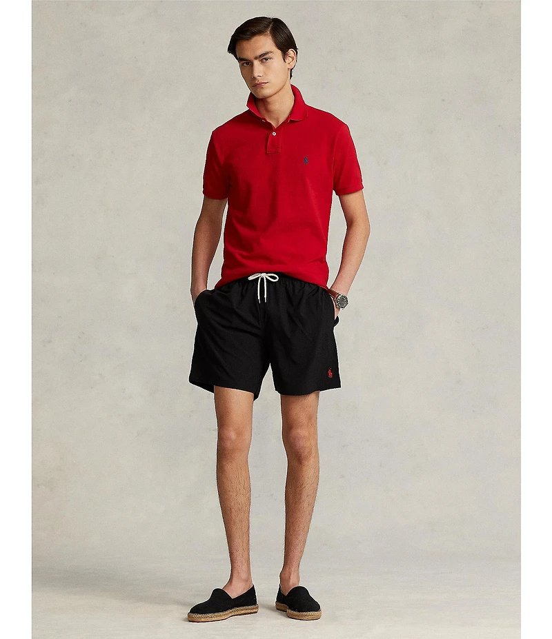 Polo Ralph Lauren Traveler Solid 5.75#double; Inseam Swim Trunks