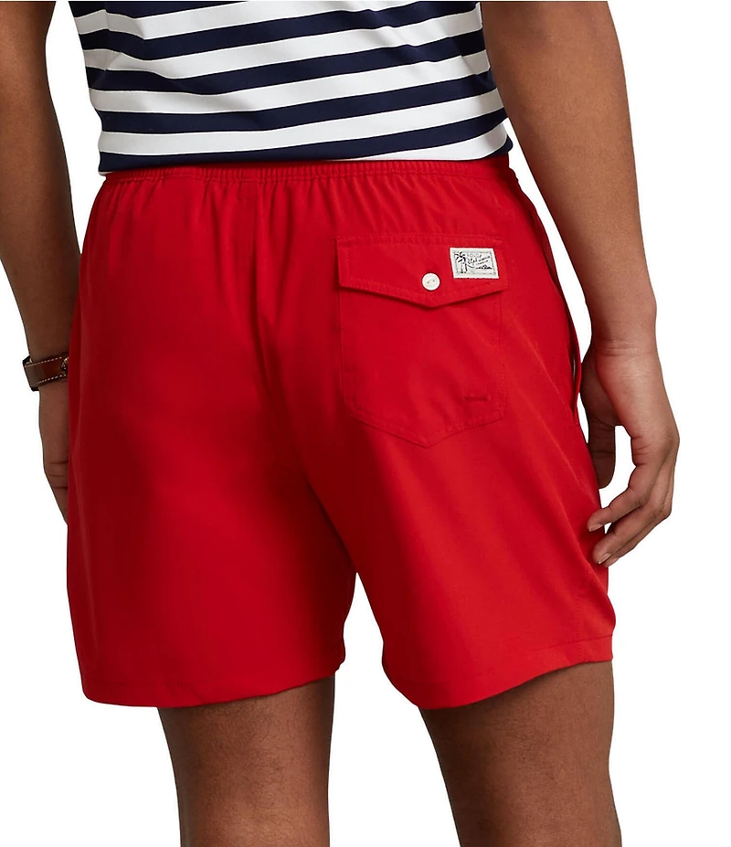 Polo Ralph Lauren Traveler Solid 5.75#double; Inseam Swim Trunks