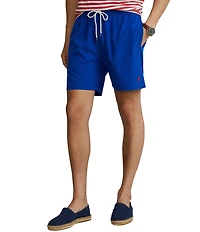 Polo Ralph Lauren Traveler Solid 5.75#double; Inseam Swim Trunks