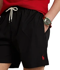 Polo Ralph Lauren Traveler Solid 5.75#double; Inseam Swim Trunks