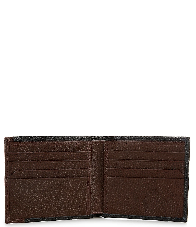 Polo Ralph Lauren Two-Tone Leather Billfold Wallet