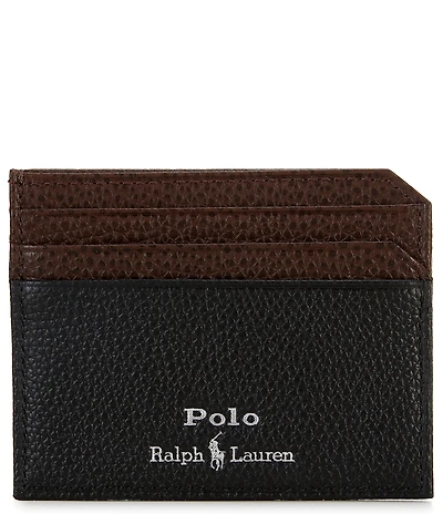 Polo Ralph Lauren Two Tone Leather Card Case