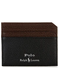 Polo Ralph Lauren Two Tone Leather Card Case
