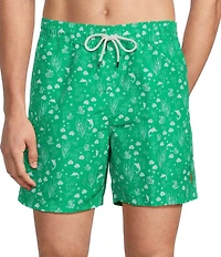 Polo Ralph Lauren Underwater 5 3/4#double; Inseam Traveler Swim Trunks