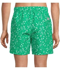 Polo Ralph Lauren Underwater 5 3/4#double; Inseam Traveler Swim Trunks