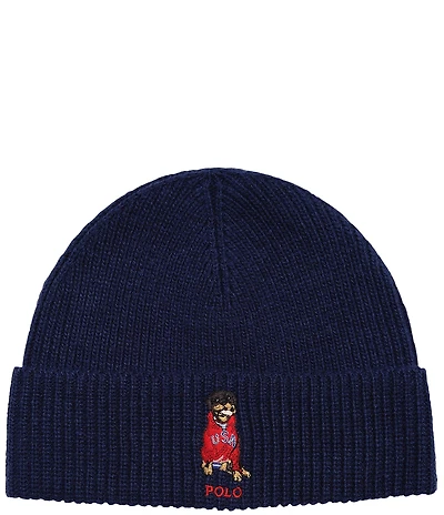 Polo Ralph Lauren USA Dog Wool Blend Beanie