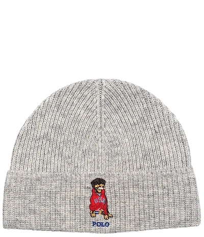Polo Ralph Lauren USA Dog Wool Blend Beanie