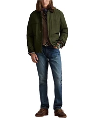 Polo Ralph Lauren Varick Slim Straight Distressed Jeans