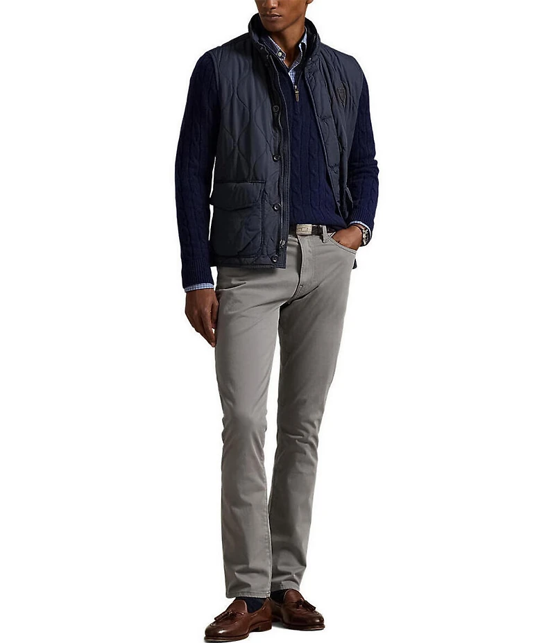 Polo Ralph Lauren Varick Slim Straight Stretch Sateen Pants