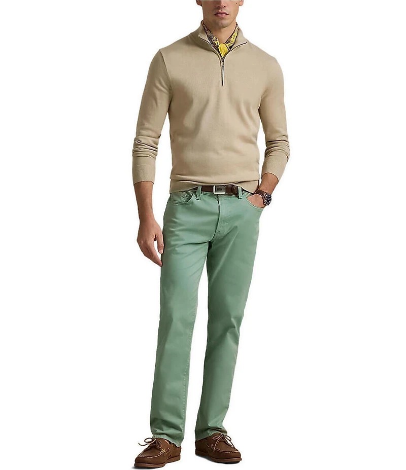 Polo Ralph Lauren Varick Slim Straight Stretch Sateen Pants