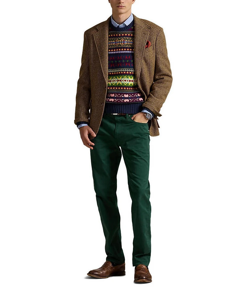 Polo Ralph Lauren Varick Slim Straight Stretch Sateen Pants