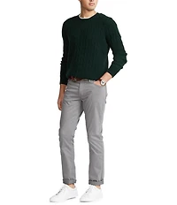 Polo Ralph Lauren Varick Slim Straight Stretch Sateen Pants