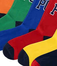 Polo Ralph Lauren Varsity Logo Crew Socks 6-Pack