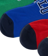 Polo Ralph Lauren Varsity Logo Low Cut Ankle Socks 6-Pack
