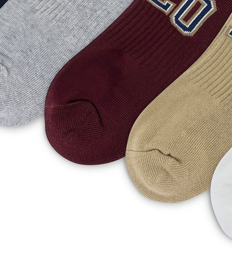 Polo Ralph Lauren Varsity Logo Low-Cut Socks 6-Pack