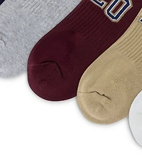 Polo Ralph Lauren Varsity Logo Low-Cut Socks 6-Pack
