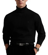 Polo Ralph Lauren Waffle-Knit Fleece Turtleneck