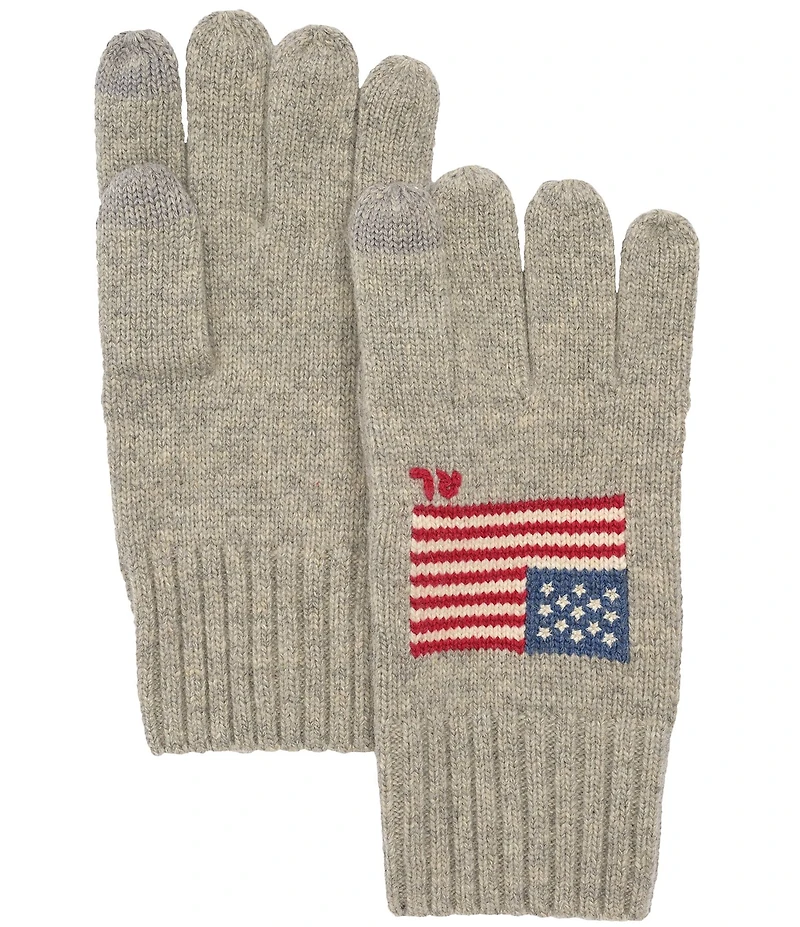 Polo Ralph Lauren Warm Blend Flag Design Gloves