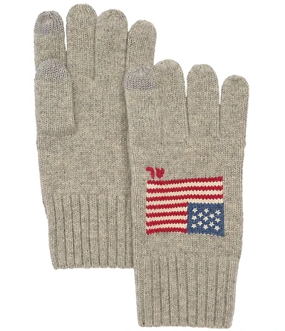 Polo Ralph Lauren Warm Blend Flag Design Gloves