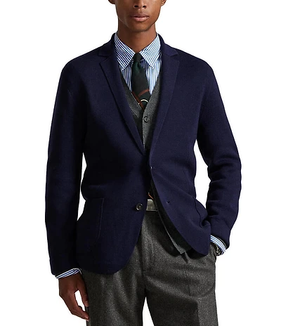 Polo Ralph Lauren Washable Wool Blazer Cardigan